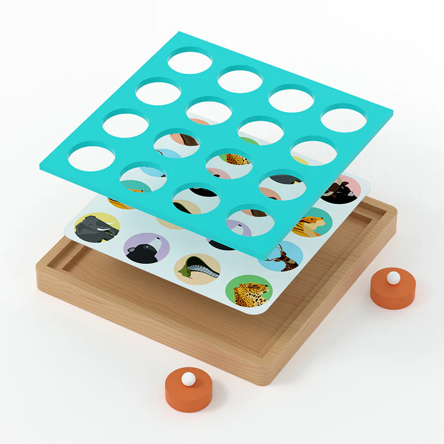 Aurva- Turn and Learn - Memory Game - Flora and Fauna