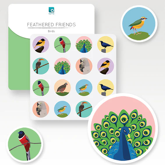 Aurva- Turn and Learn - Memory Game - Flora and Fauna