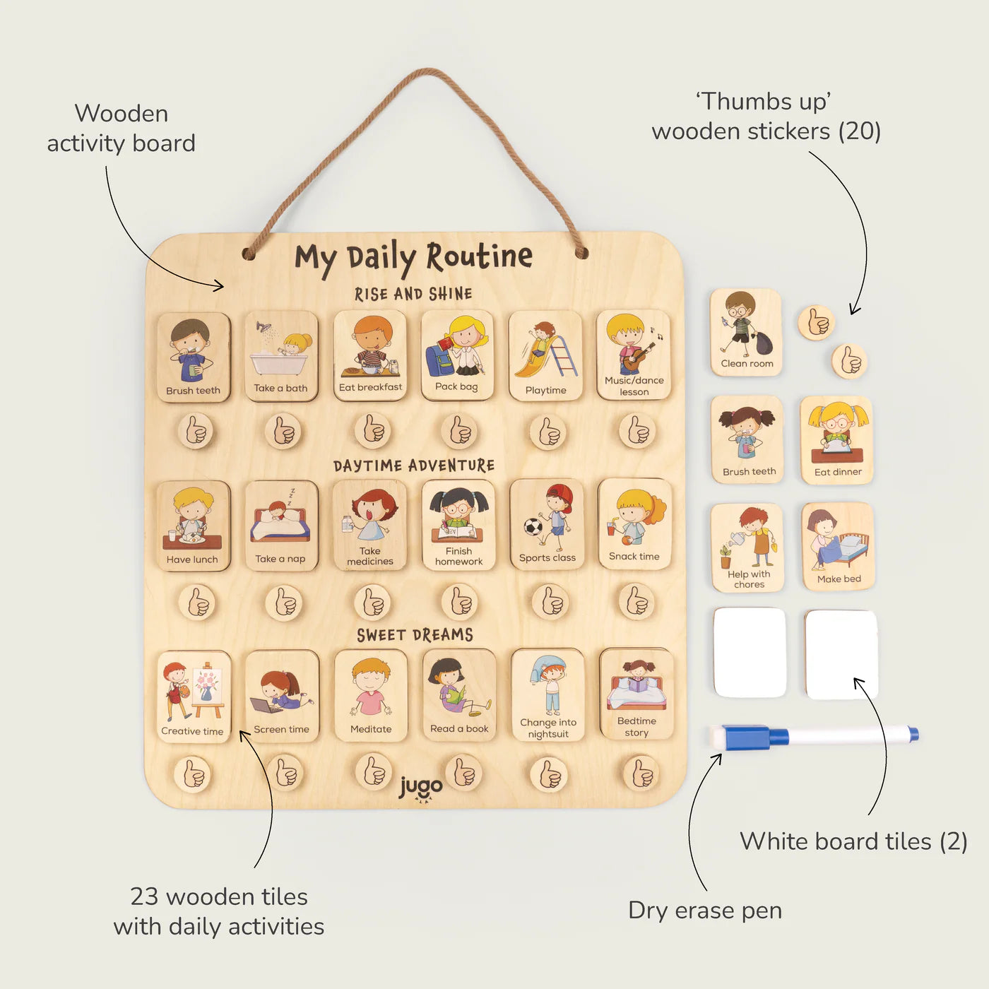 Jugo Play- My Daily Routine (Magnetic)