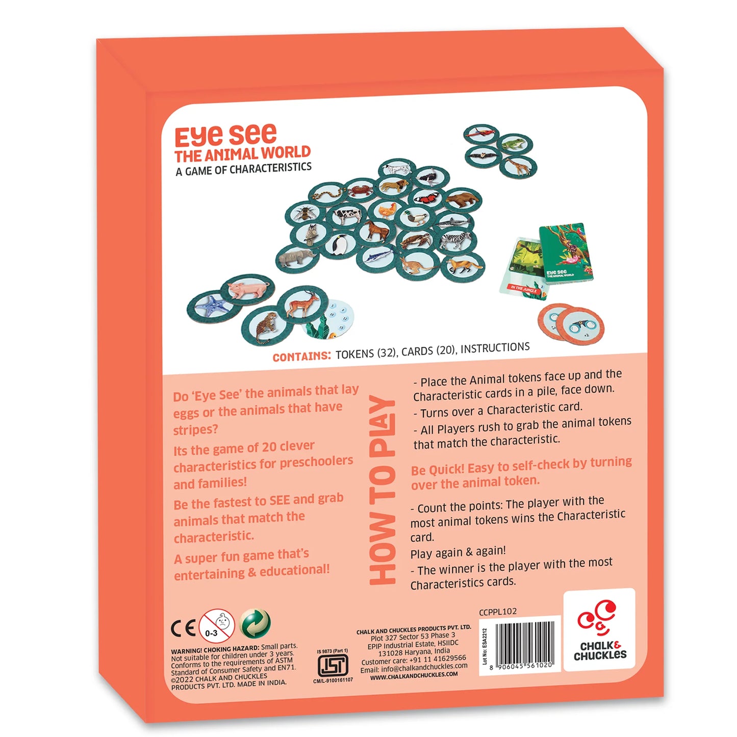 Chalk & Chuckles- Eye See- The Animal World