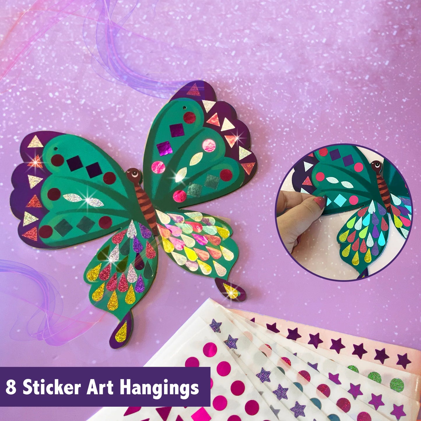 Chalk & Chuckles- 3-in-1 Craft Kit Sparkle n' Shine