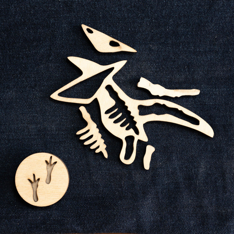 Bombay Toy Co- Montessori Puzzle Toy | Dinosaur Fossil Puzzle Toy | Set of 4