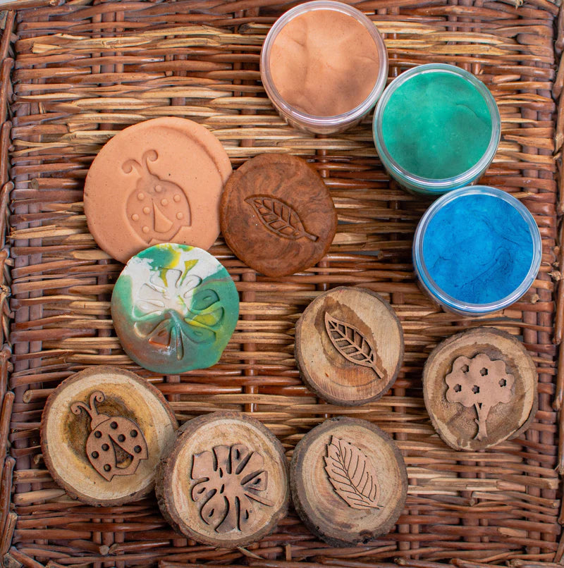 Bombay Toy Co- Play Dough Kit | Forest Essentials Theme | Sensory Play