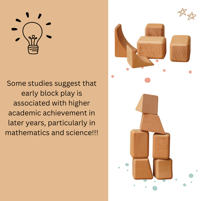 Saha- Flo - Waldorf Blocks | Irregular Wooden Blocks for Sensory Play