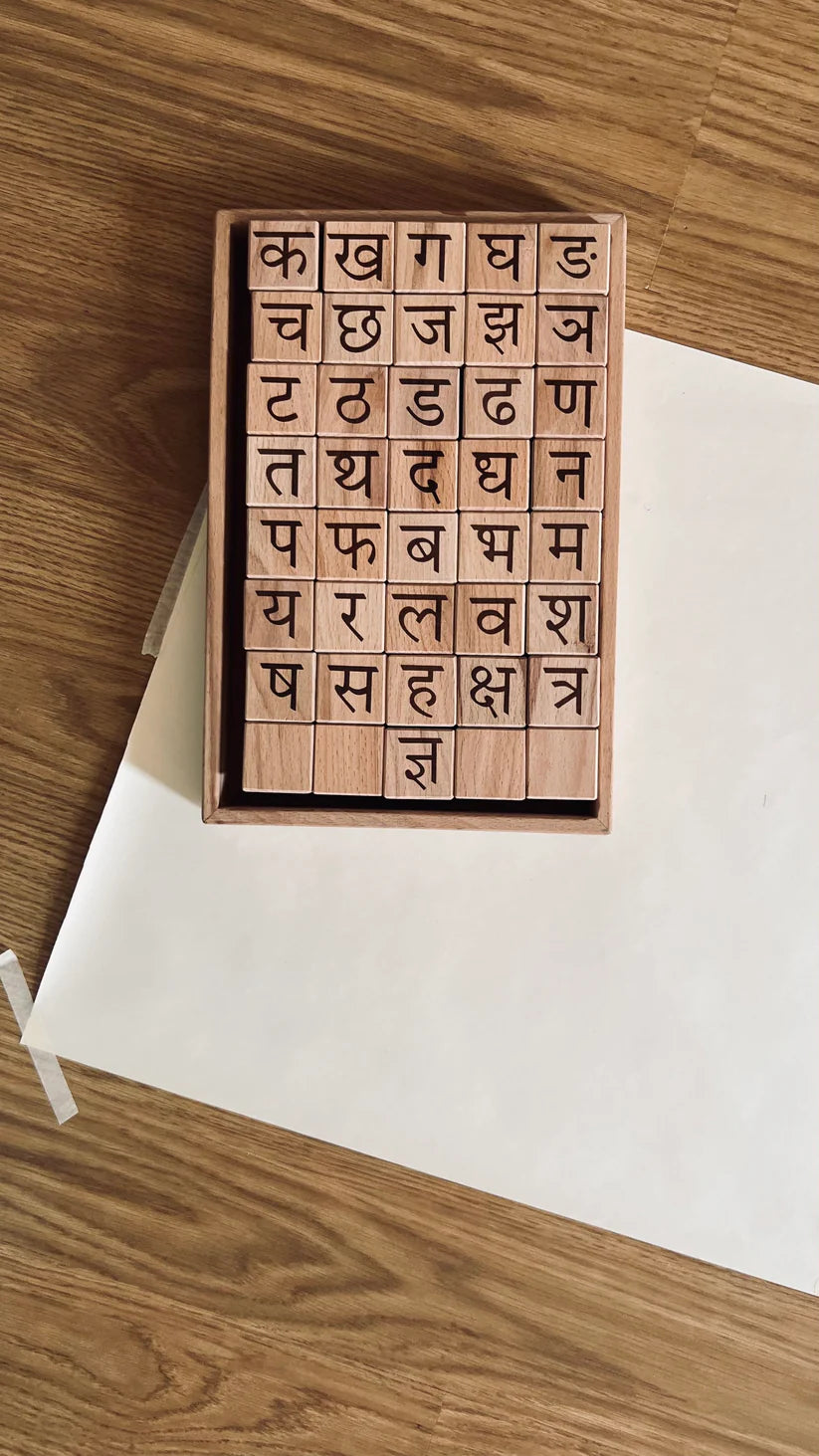 MoonToys- Educational Blocks Set (5-In-1) - Hindi