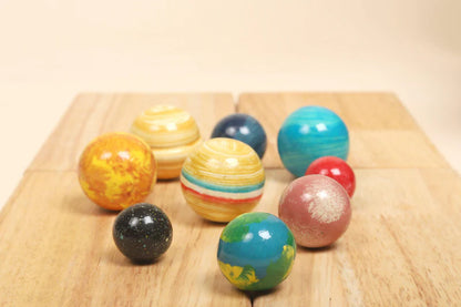 Bombay Toy Co- Wooden Solar System Toy | Space Explorer