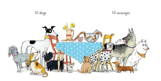 10 Dogs: A funny furry counting book - Aaram Parents
