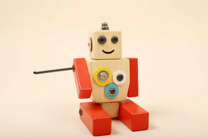 Bombay Toy Co - Wooden Robot STEM Toy - Ollie