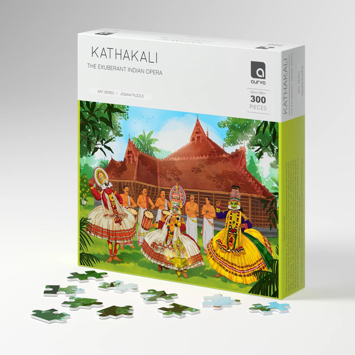 Aurva- Kathakali - The Exuberant Indian Opera - 300pcs puzzle