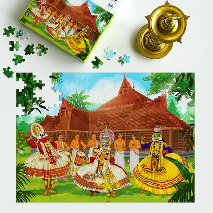 Aurva- Kathakali - The Exuberant Indian Opera - 300pcs puzzle