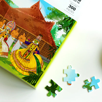 Aurva- Kathakali - The Exuberant Indian Opera - 300pcs puzzle