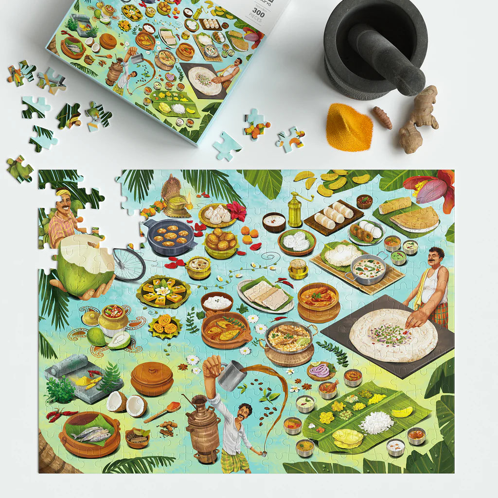 Aurva- Melting Pot - South Indian Gastronomy - 100pcs puzzle