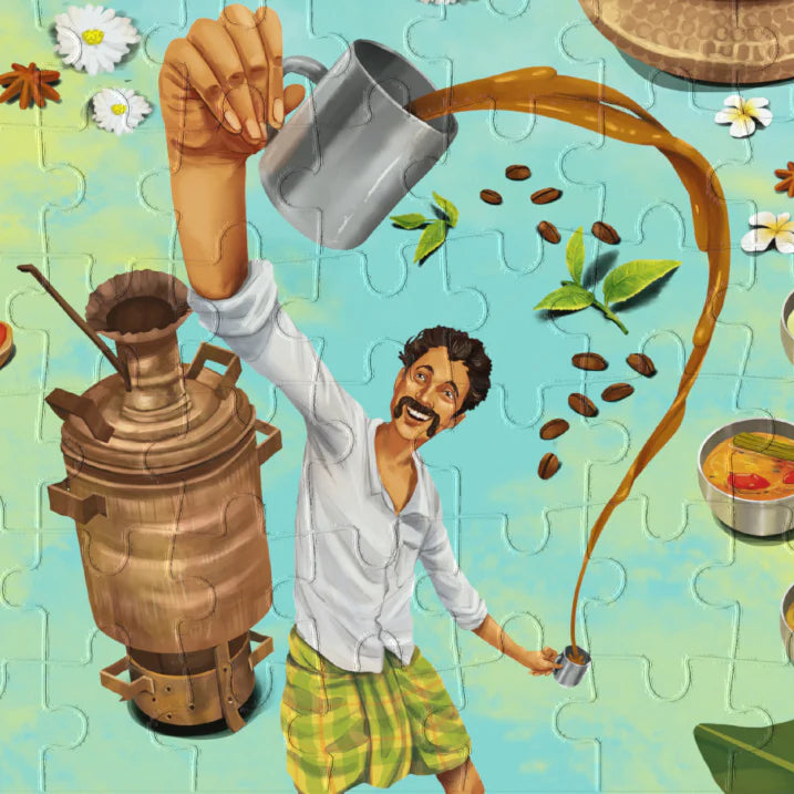 Aurva- Melting Pot - South Indian Gastronomy - 100pcs puzzle