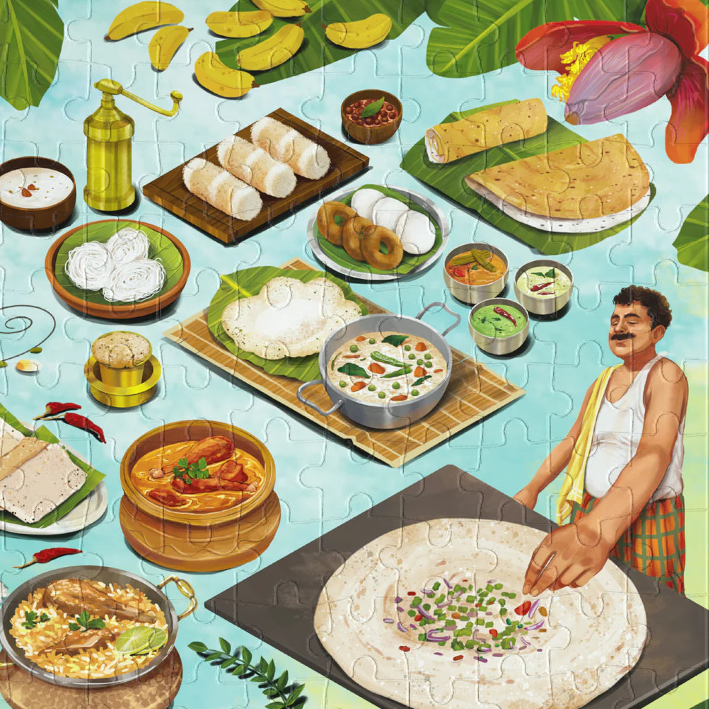Aurva- Melting Pot - South Indian Gastronomy - 100pcs puzzle