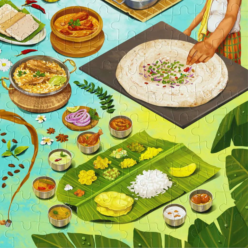 Aurva- Melting Pot - South Indian Gastronomy - 100pcs puzzle