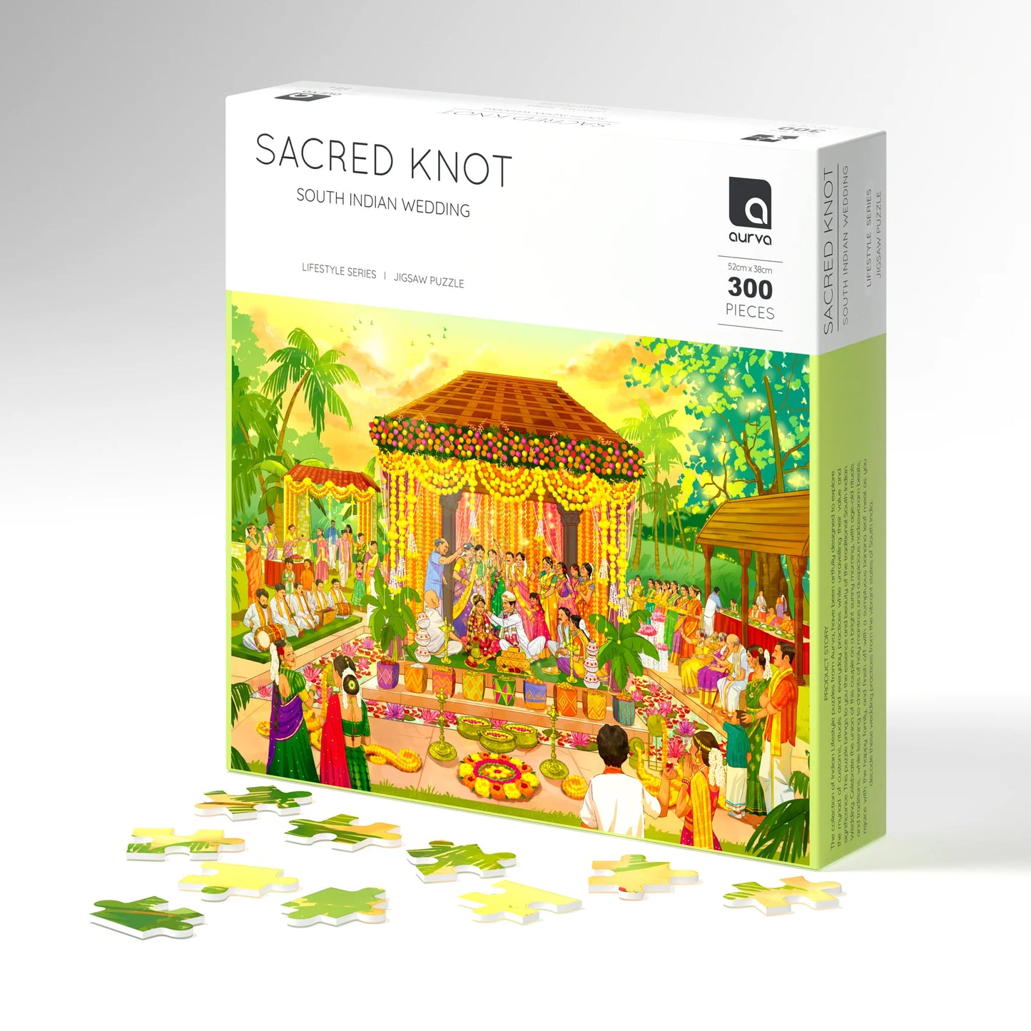 Aurva- Sacred Knot - South Indian wedding- 300pcs puzzle