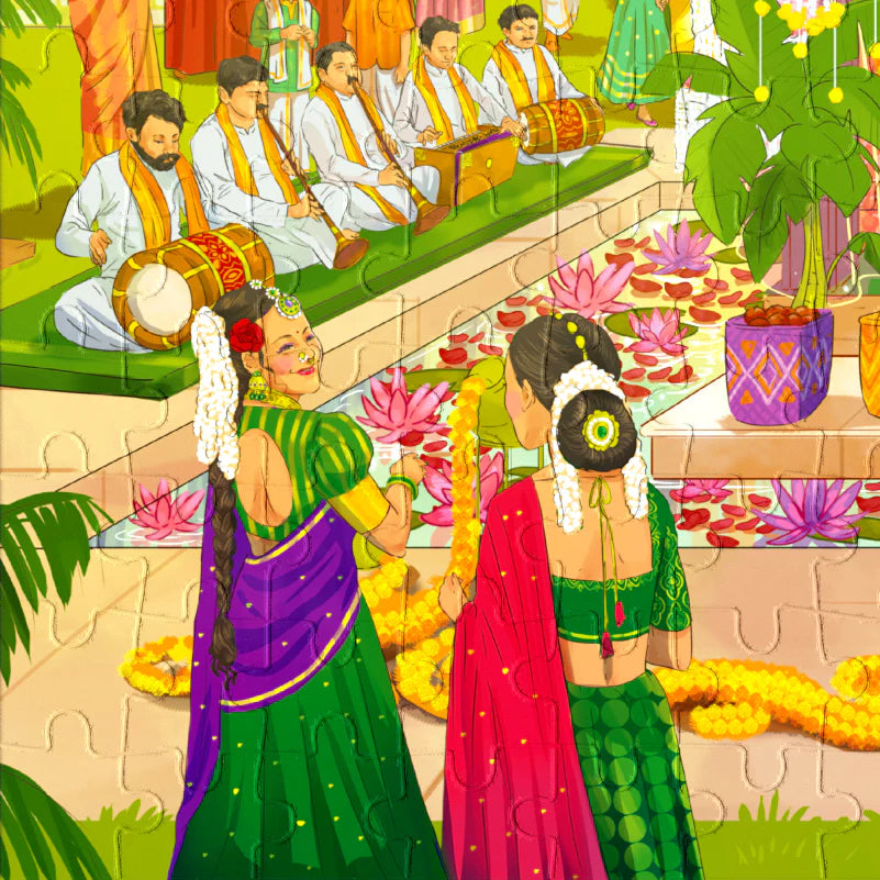 Aurva- Sacred Knot - South Indian wedding- 300pcs puzzle