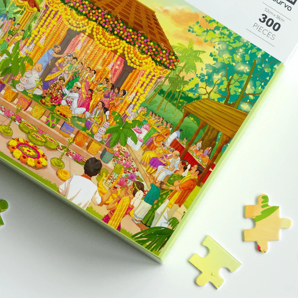 Aurva- Sacred Knot - South Indian wedding- 300pcs puzzle