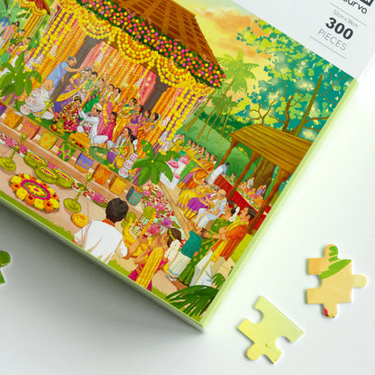 Aurva- Sacred Knot - South Indian wedding- 300pcs puzzle