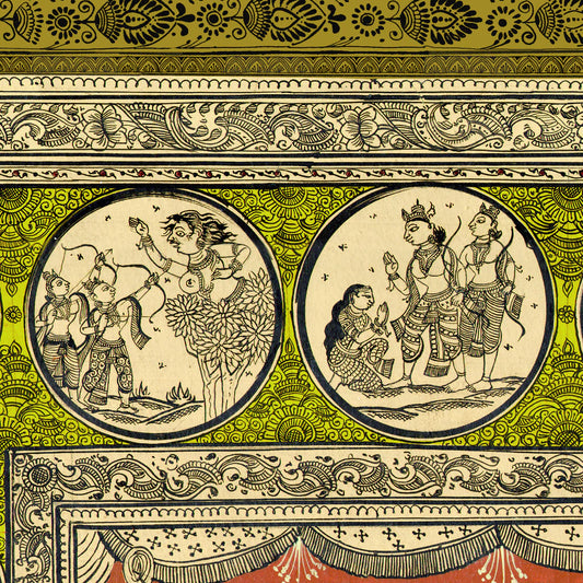 Aurva- Pattachitra - Handcrafted Storyboards - 500pcs puzzle