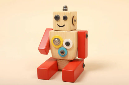 Bombay Toy Co - Wooden Robot STEM Toy - Ollie