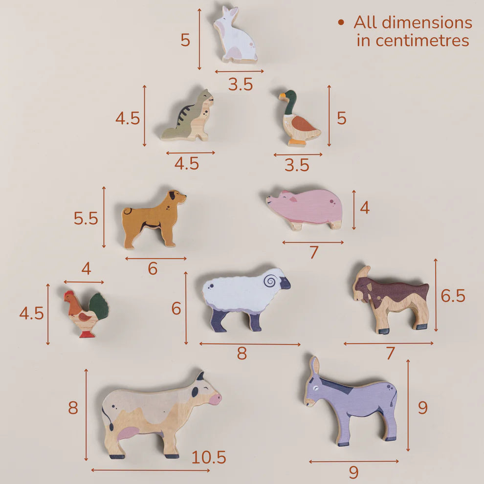 Gubbachhi- Once Upon A Farm - 10 Animals, Play Mat & Story Booklet