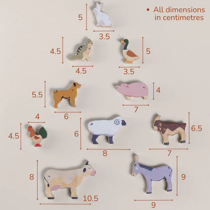 Gubbachhi- Once Upon A Farm - 10 Animals, Play Mat & Story Booklet