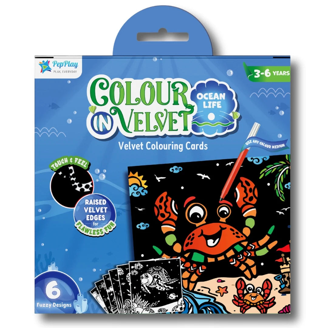 PepPlay- Colour in Velvet - Ocean Life