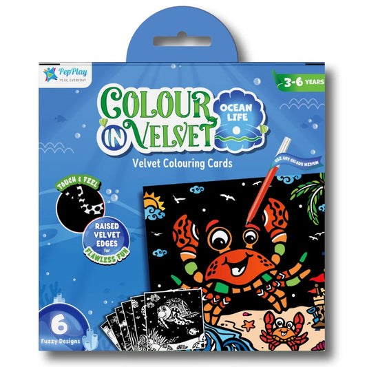 PepPlay- Colour in Velvet - Ocean Life