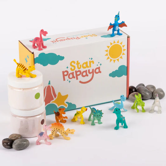Star Papaya- Dinosaurs in Muddy Puddles SensoryBox