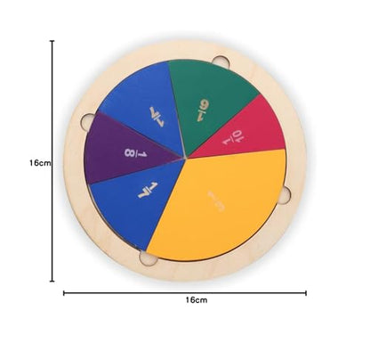 Nesta Toys - Montessori Wooden Educational Puzzles - 3 Variants: Brain Anatomy, Human Body Organs & Fraction Circles
