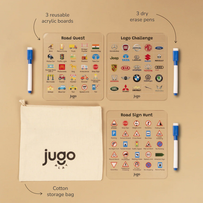Jugo Play- 3-in-1 Road Trip Games