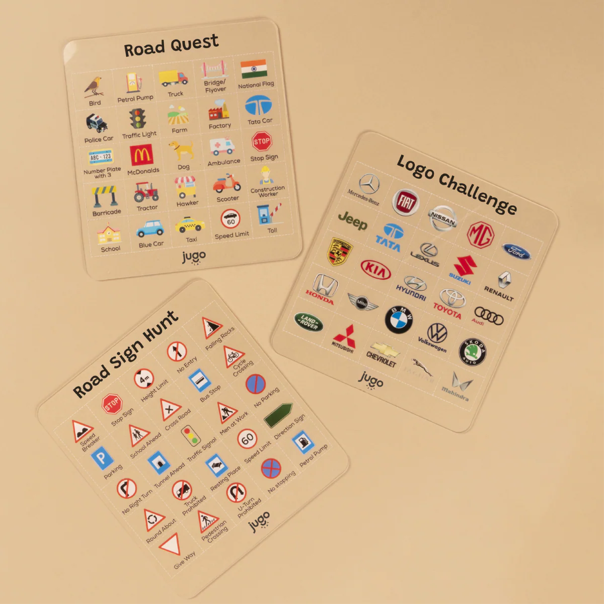 Jugo Play- 3-in-1 Road Trip Games