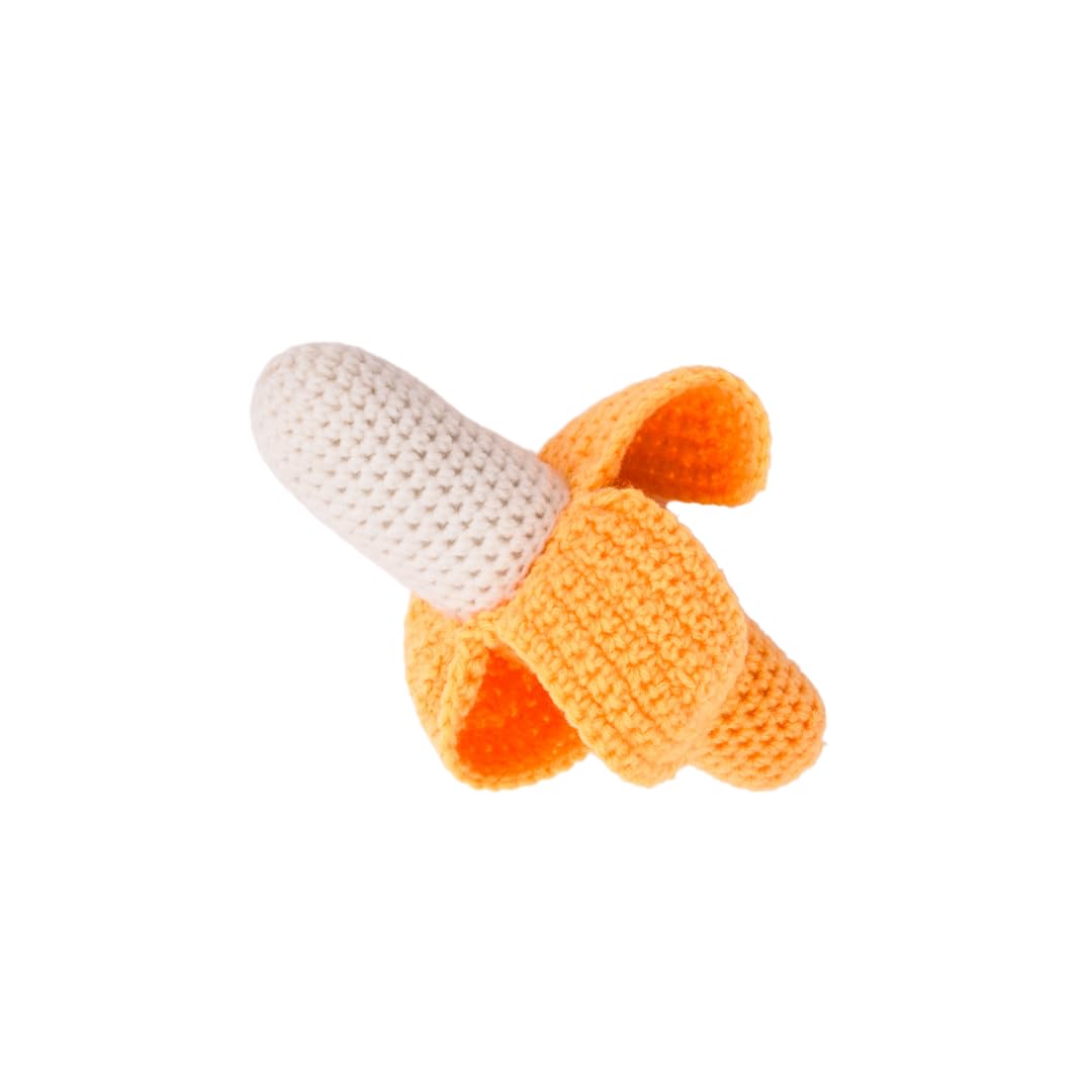 Crochet Play Food Toys- 3 Variants: Vegetables, Fruits & Mixed Set (10 pcs)
