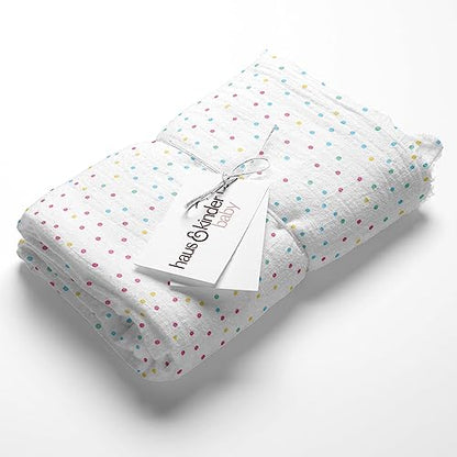 Haus and Kinder 100% Cotton Muslin Swaddles Wrap For Newborn Baby - Soft Swaddle Cloth For New Born, Muslin Baby Swaddle Wrap For New Born, New Born Swaddle, 100X100 Cm, Pack Of 5, Nautical Collection
