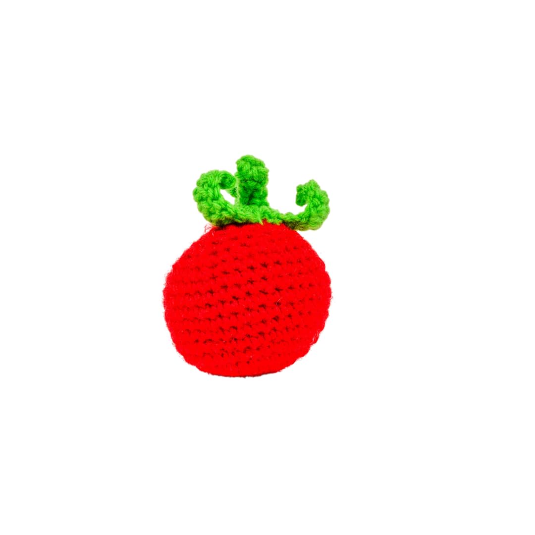 Crochet Play Food Toys- 3 Variants: Vegetables, Fruits & Mixed Set (10 pcs)