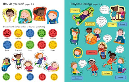 First Sticker Book Feelings