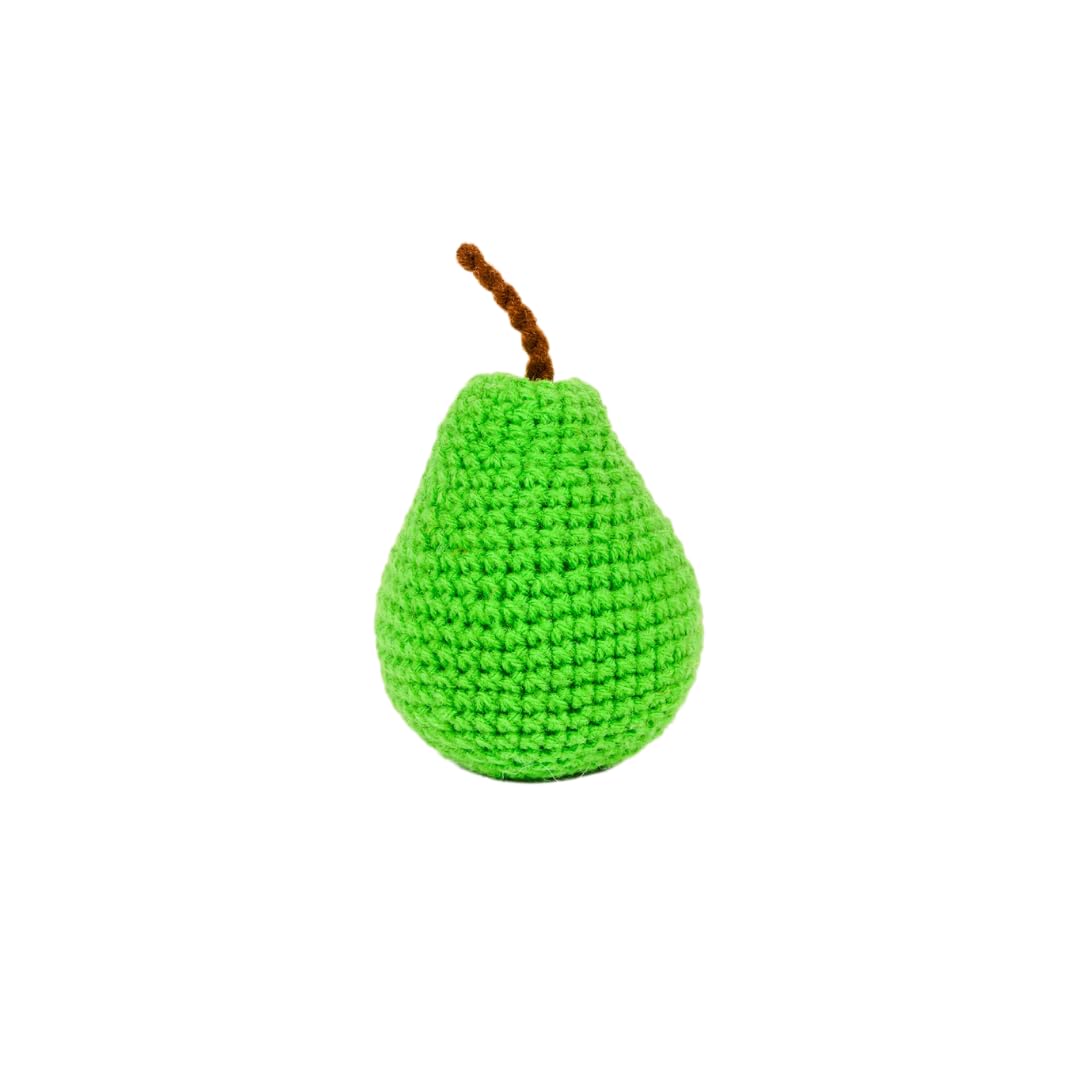 Crochet Play Food Toys- 3 Variants: Vegetables, Fruits & Mixed Set (10 pcs)