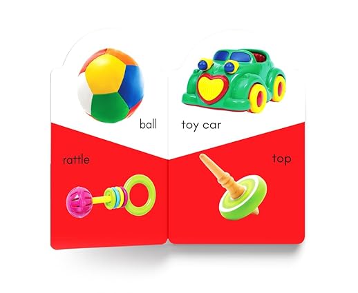 My early learning book of Toys: Attractive Shape Board Books For Kids - Aaram Parents