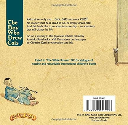The Boy who Drew Cats [Paperback] Anushka Ravishankar - Aaram Parents