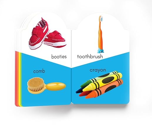 My early learning book of Baby Objects: Attractive Shape Board Books For Kids - Aaram Parents