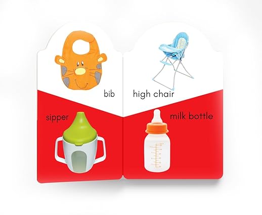 My early learning book of Baby Objects: Attractive Shape Board Books For Kids - Aaram Parents