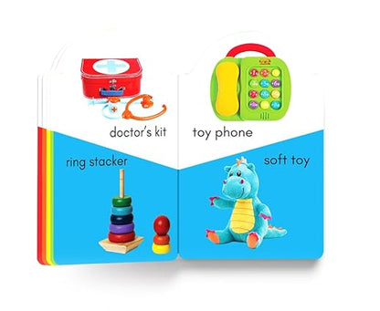 My early learning book of Toys: Attractive Shape Board Books For Kids - Aaram Parents