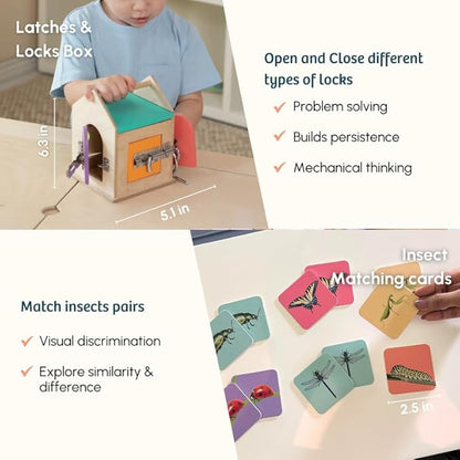 Curious Cub Montessori Wooden Toys Learning Game Level 10