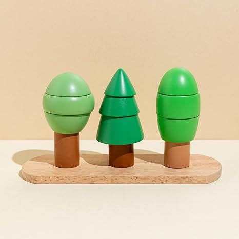 Gubbachhi Aranya Wooden Stacker Toy - Aaram Parents