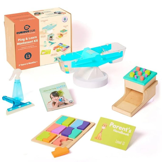 Curious Cub Montessori Wooden Toys Learning Game Level 13