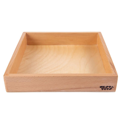 Nesta Toys Montessori-Inspired Sensory Tools: Bin Tools (6 Pcs), Bin Tools with Tray (7 Pcs), Sand Writing Tray, Dough Tool Set