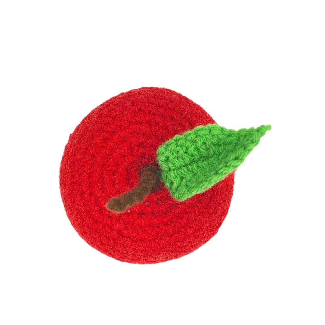 Crochet Play Food Toys- 3 Variants: Vegetables, Fruits & Mixed Set (10 pcs)