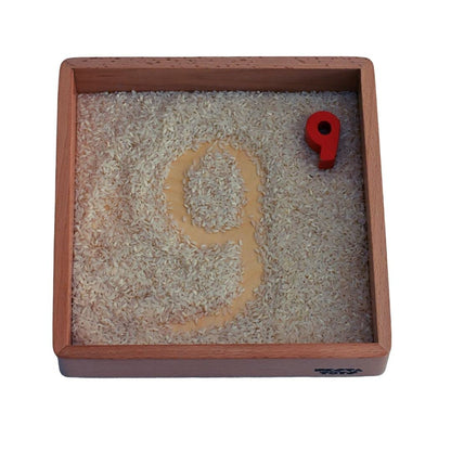 Nesta Toys Montessori-Inspired Sensory Tools: Bin Tools (6 Pcs), Bin Tools with Tray (7 Pcs), Sand Writing Tray, Dough Tool Set