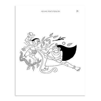 Hanuman: Read and Colour - Aaram Parents